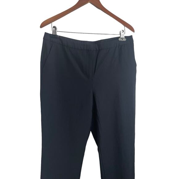 Talbots Women Pants 10 Black Straight Leg Lined Wool‎ Blend Capsule Workwear - Picture 8 of 8